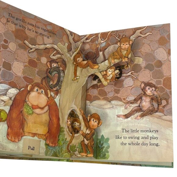 A Visit To The Zoo Vintage Functional Hallmark Pop Up Book - Picture 6 of 8